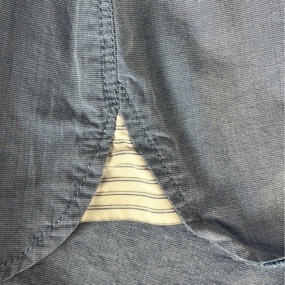 Esprit Blue Button Up Collared Shirt 10 - Picture 4 of 8